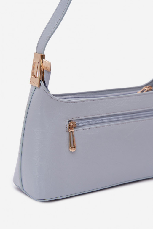 Blue Eco Leather Bag Tielle