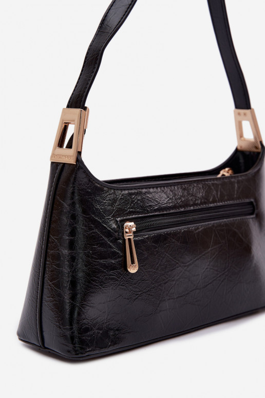 Black Eco Leather Bag Tielle