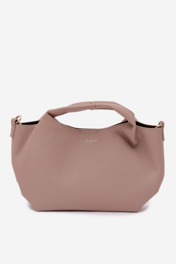 Beige Imitation Leather Bag Corisse