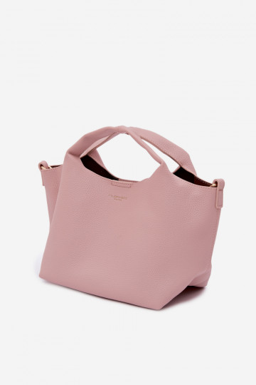 Pink Imitation Leather Bag Corisse 2