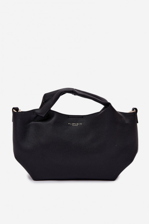Black Imitation Leather Bag Corisse