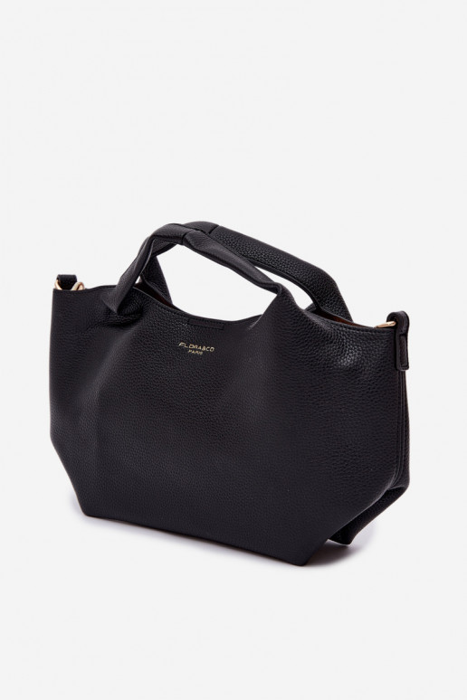 Black Imitation Leather Bag Corisse