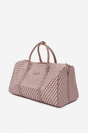 Patterned Travel Bag Beige Women's Nelle 2