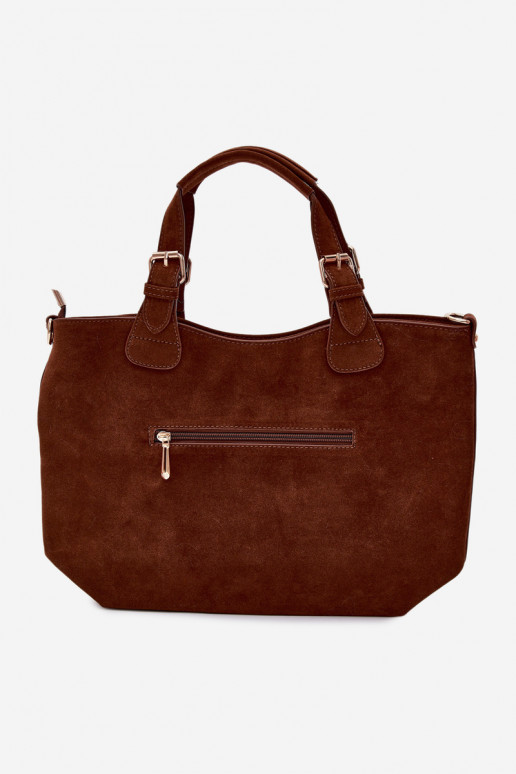 TorebkawithImitacji Zamszu Camel Clarette