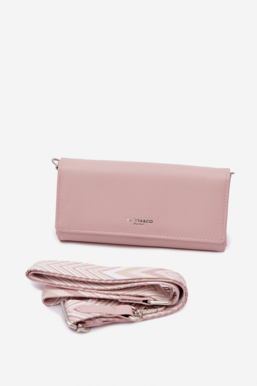 Wallet Bag 2-in-1 With Strap Pink Suzette