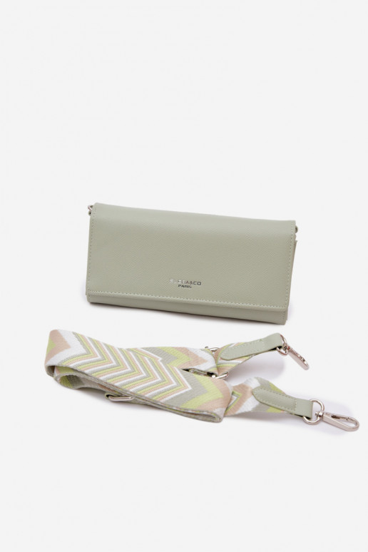 Mint Green Wallet Bag 2-in-1 With Strap Suzette