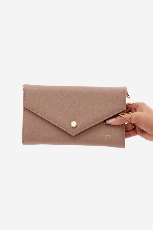 Beige Pauline 2-in-1 Clutch Wallet With Detachable Strap