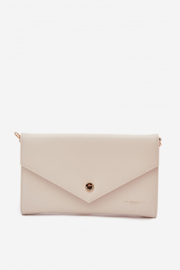 Clutch Wallet 2-in-1 With Detachable Strap Light Beige Pauline