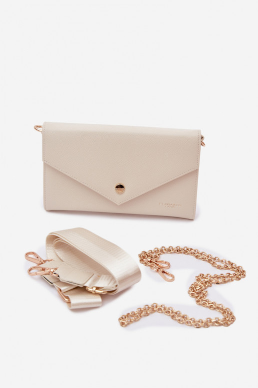 Clutch Wallet 2-in-1 With Detachable Strap Light Beige Pauline