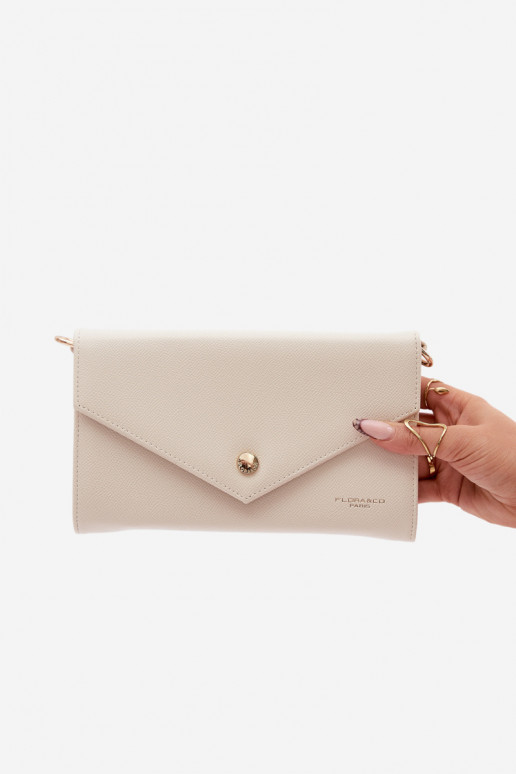 Clutch Wallet 2-in-1 With Detachable Strap Light Beige Pauline