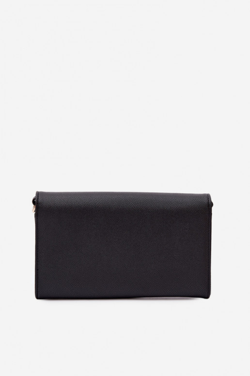 Clutch Purse Wallet 2-in-1 With Detachable Strap Black Pauline