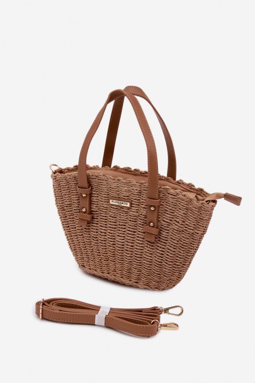 Basket Bag Light Brown Lucienne