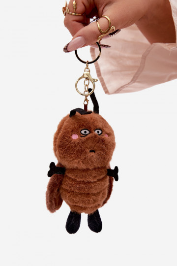 Keychain Bag Charm Bee Plush Camel