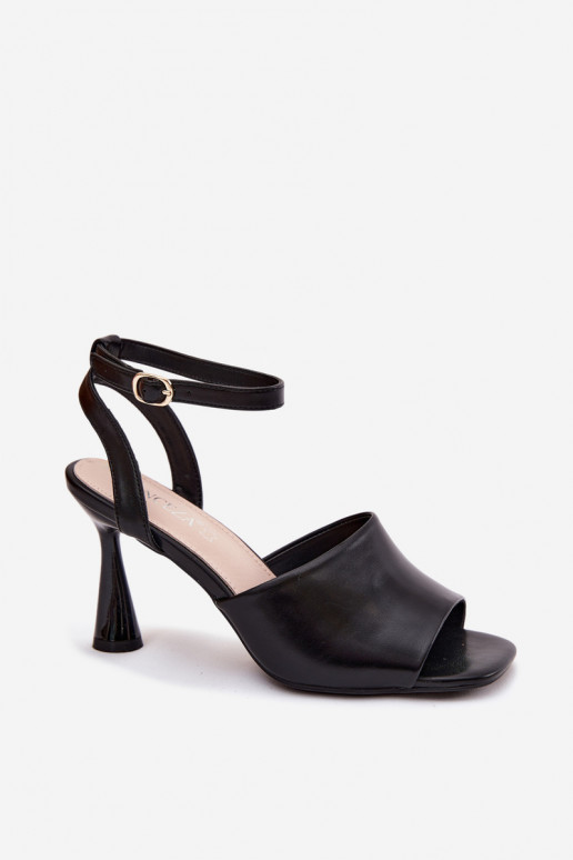 Women's High Heel Sandals Vinceza 62297 Black