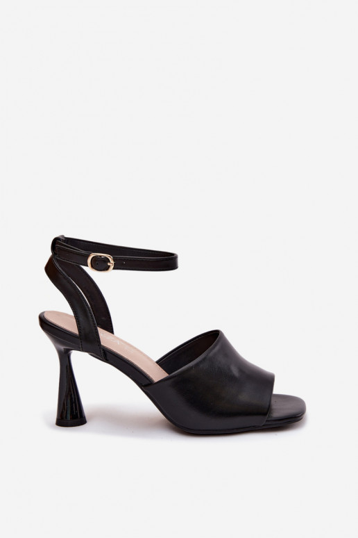 Women's High Heel Sandals Vinceza 62297 Black