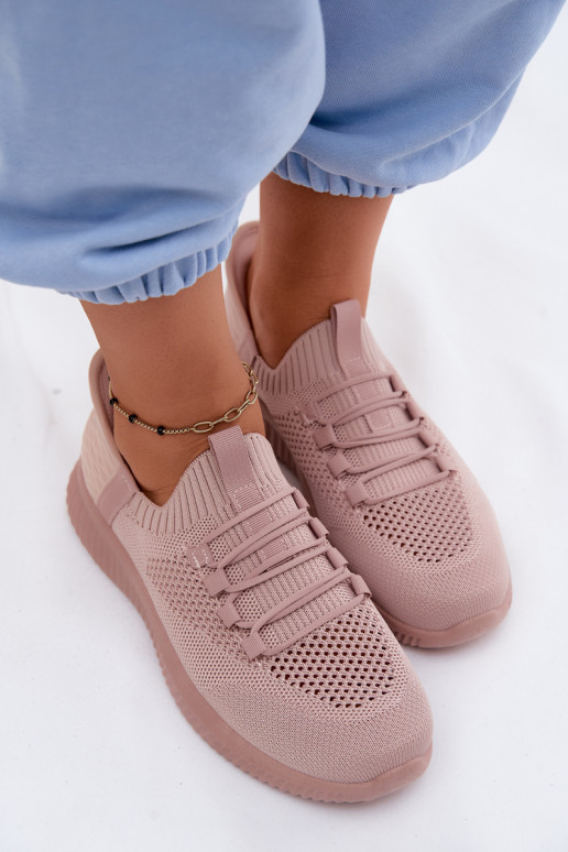 Pink slip-on sneakers Olive
