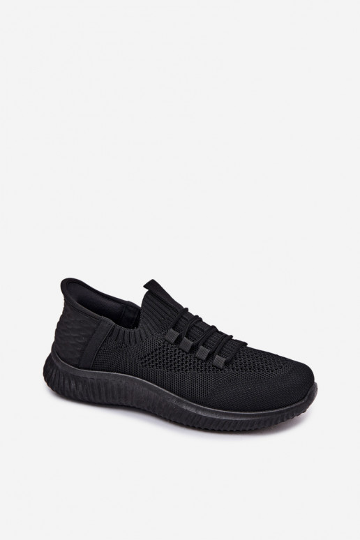 Czarne sneakersy wsuwane Olive