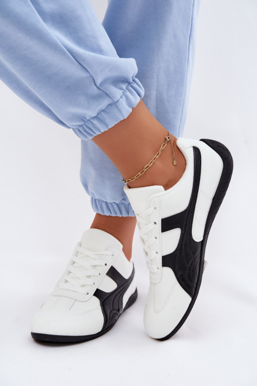 Sneakersy Damskie Białe Maple