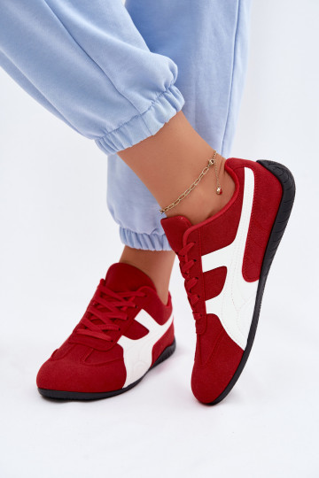 Women's Red Sneakers Maple 2
