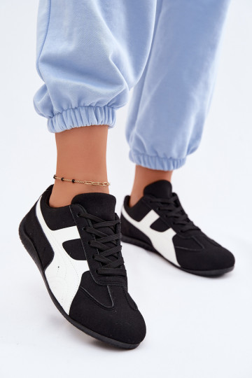 Czarne buty w stylu sneakersów dla kobiet Tai 2