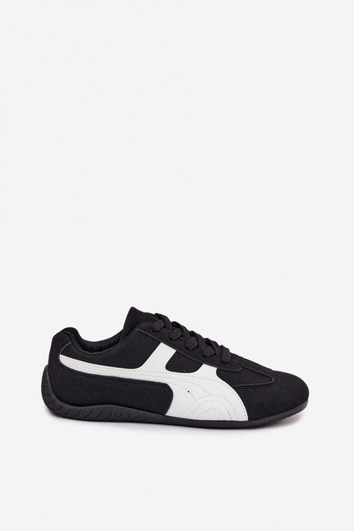 Juodi sneaker modelio moteriški batai Tai