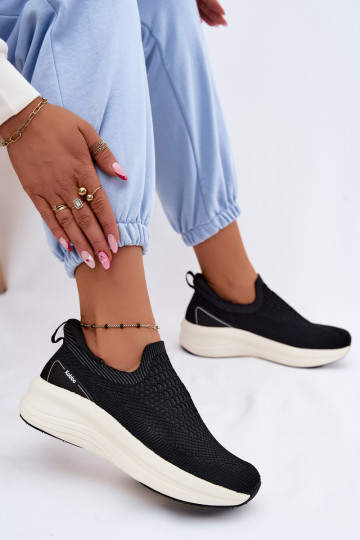 Sportowe buty wsuwane Kobbo 102424 czarne