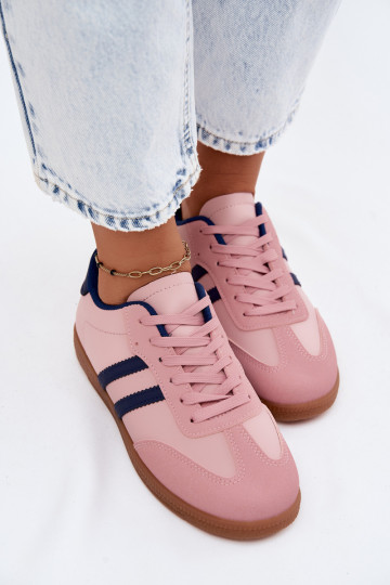 Różowe sneakersy Seabell