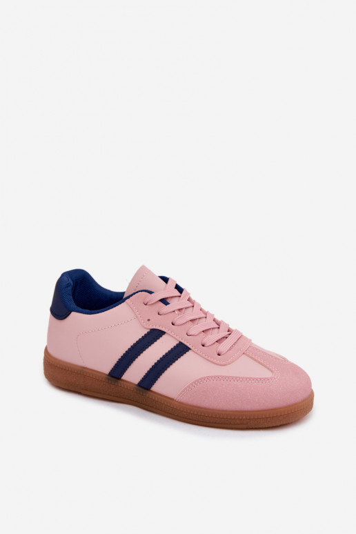 Różowe sneakersy Seabell