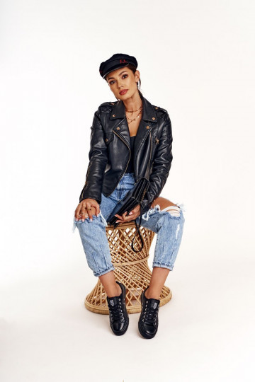 Women's Leather Sneakers Big Star Black V274871 2