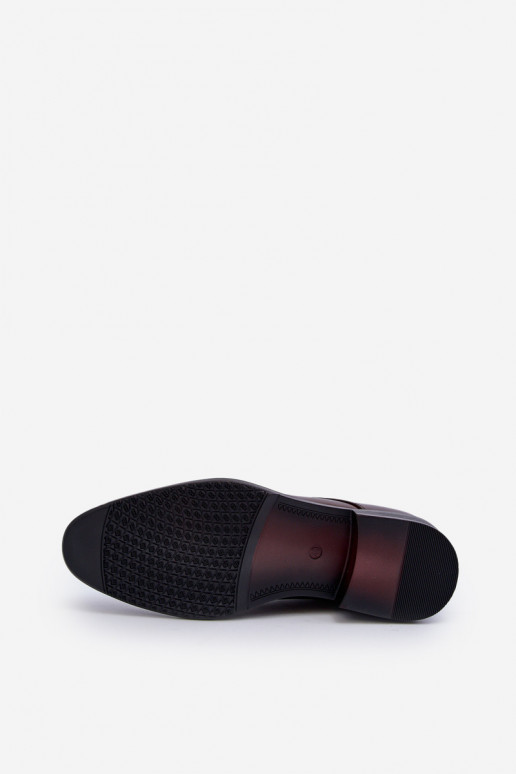 Men's elegant style shoes brown Jenavee