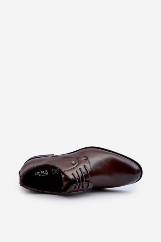 Men's elegant style shoes brown Jenavee