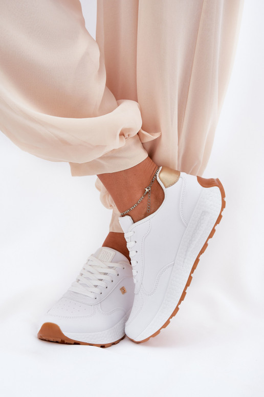 Lightweight Women's Sports Shoes Big Star RR274629 HI-POLY SYSTEM White