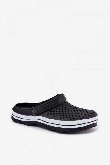 Lightweight black men's slippers Tai Turiravena