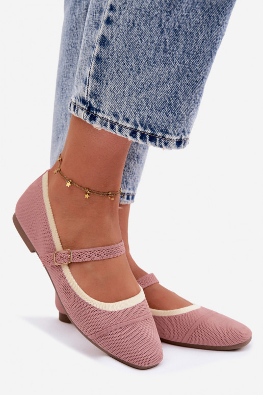 Flat Zelisa Pink Ballerinas