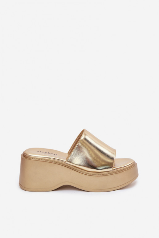 Women's Wedge Sandals Gold Virelia