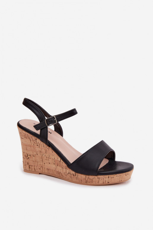 Women's Platform Sandals Black Clarabella