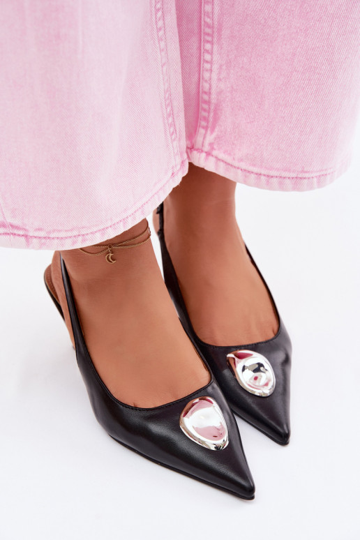 Women's High Heel Sandals with Decorative Detail Isadora