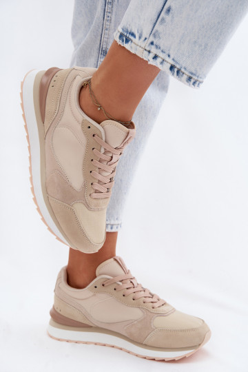 Women's Suede Sneakers McArthur MA2512W Beige