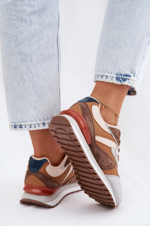 Women's Suede Sneakers McArthur MA253W Brown