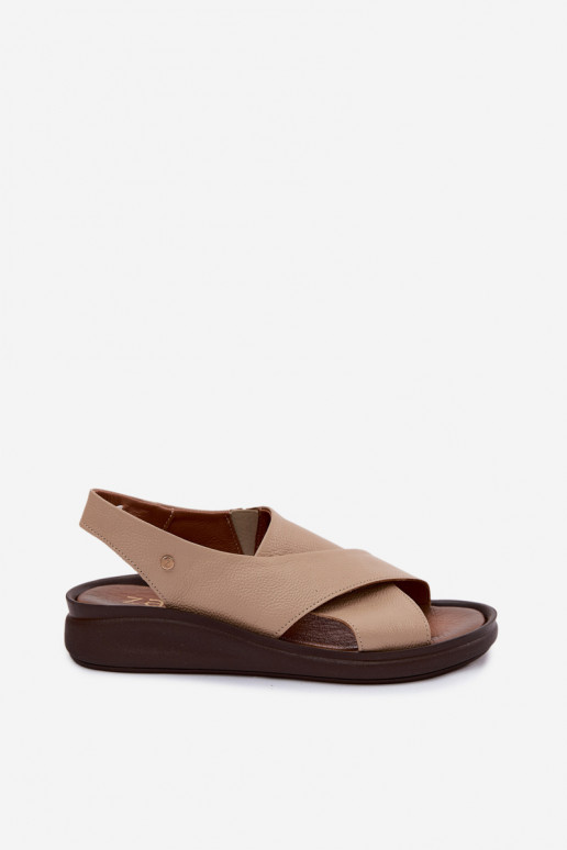 Zazoo 40392 women's sandals in cappuccino