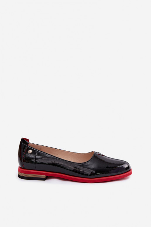 Patented ballerinas Tai turiciejka K7463-01 black