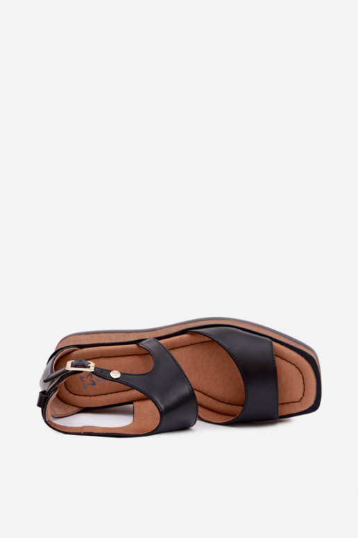 Platform sandals Tai turiciejka K7471-01 black