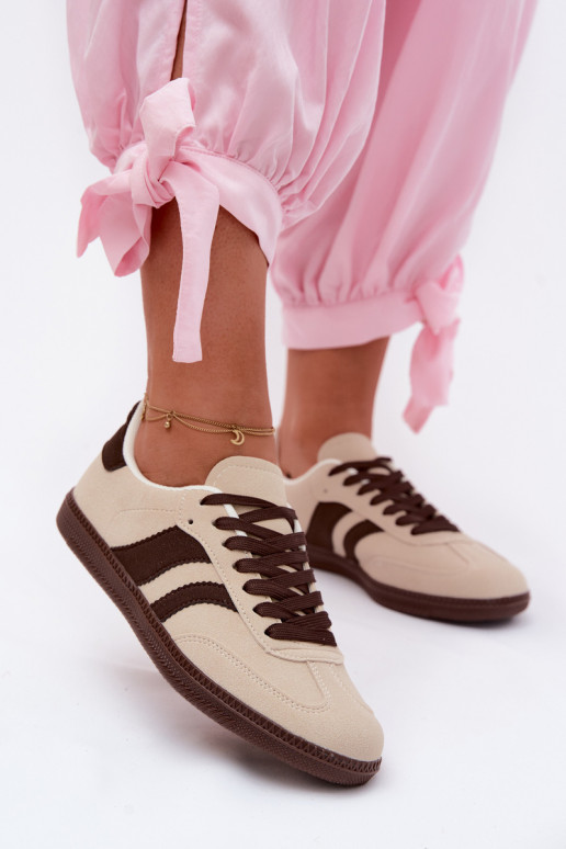 Women's Beige Sneakers Lurea
