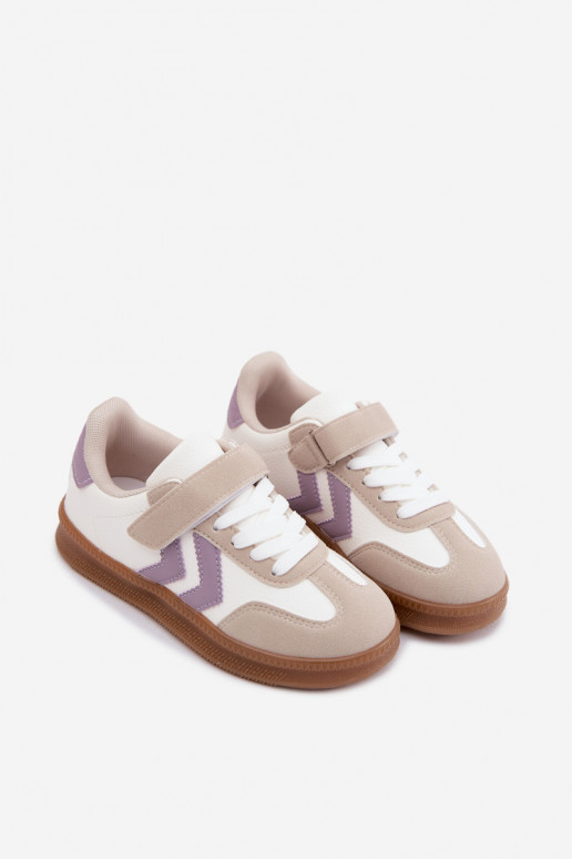 Children's sneakers in white Meressa