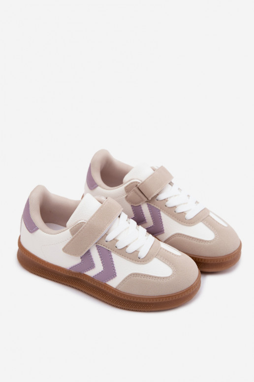 Children's sneakers in white Meressa