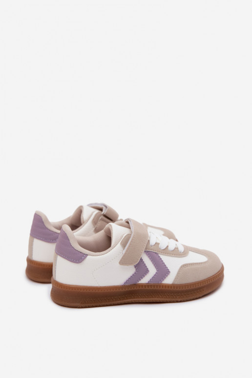 Children's sneakers in white Meressa