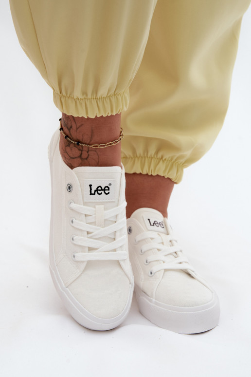 Trampki Damskie LEE AVA C WOMEN LOW 50261001.1FG Białe