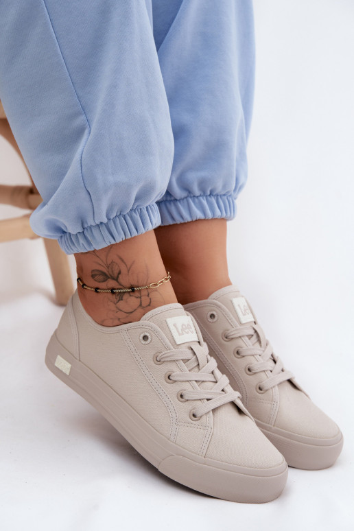 Trampki Damskie LEE AVA C WOMEN LOW 50261001.35E Beżowe