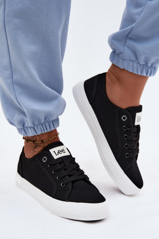 Trampki Damskie LEE AVA C WOMEN LOW 50261001.25Y Czarne