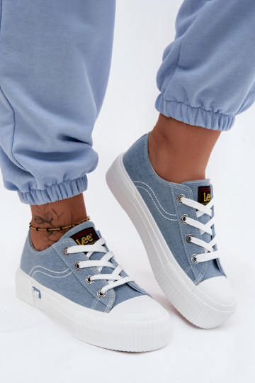 Buty casual z platformą LEE ISLA C INOMEN LOIN 50261002.21H w kolorze dżinsowym